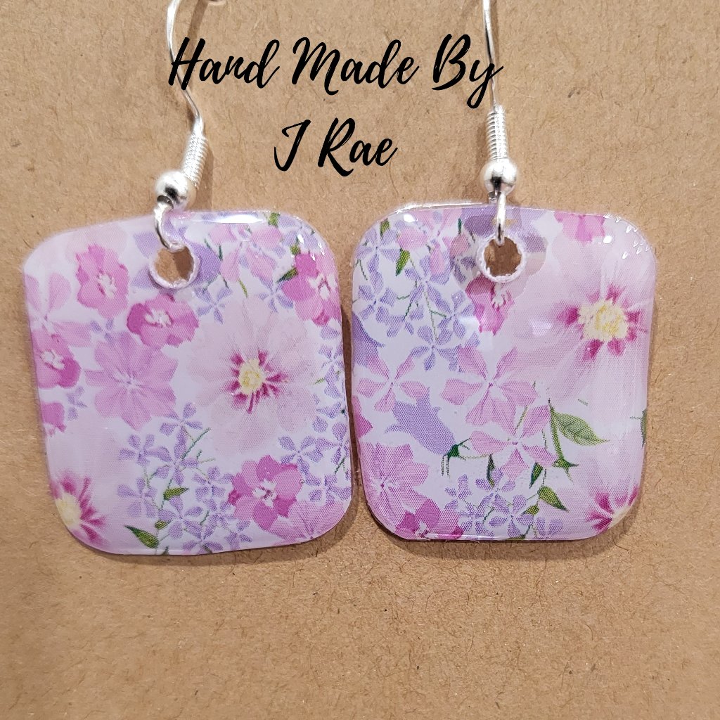 Hand Made By J Rae Floral Earring Style E1021